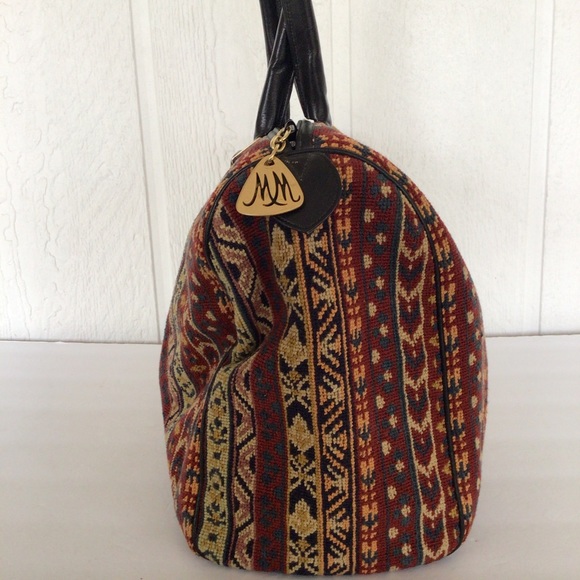 MORRIS MOSKOWITZ TAPESTRY DOCTORS BAG VINTAGE - Picture 2 of 14